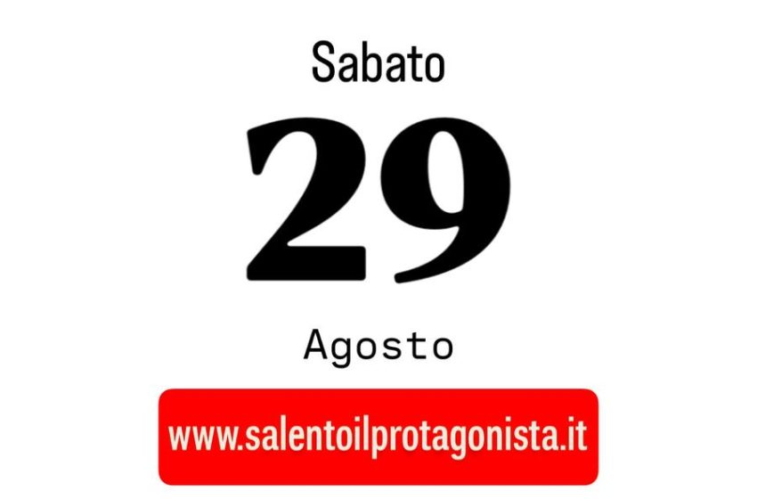  29 Agosto 2026