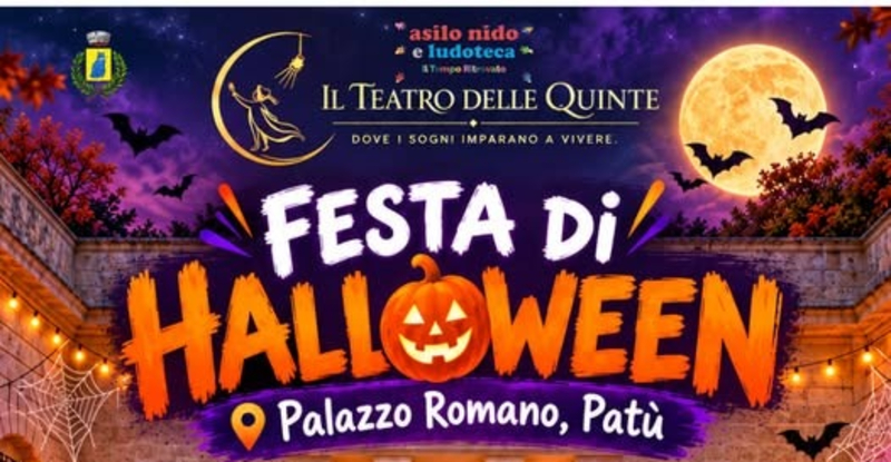  Festa di Halloween per Bambini – Palazzo Romano – Patù